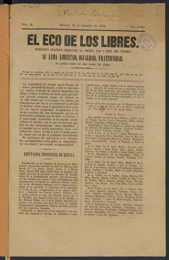 Miniatura de El Eco de los libres