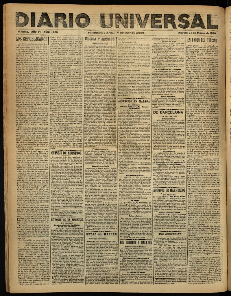 Miniatura de Diario Universal del 24 de marzo de 1908