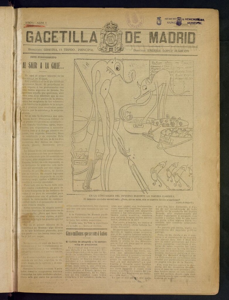 Miniatura de Gacetilla de Madrid del 20 de abril de 1915