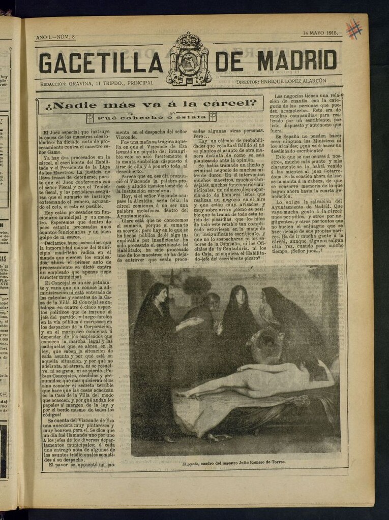 Miniatura de Gacetilla de Madrid del 14 de mayo de 1915