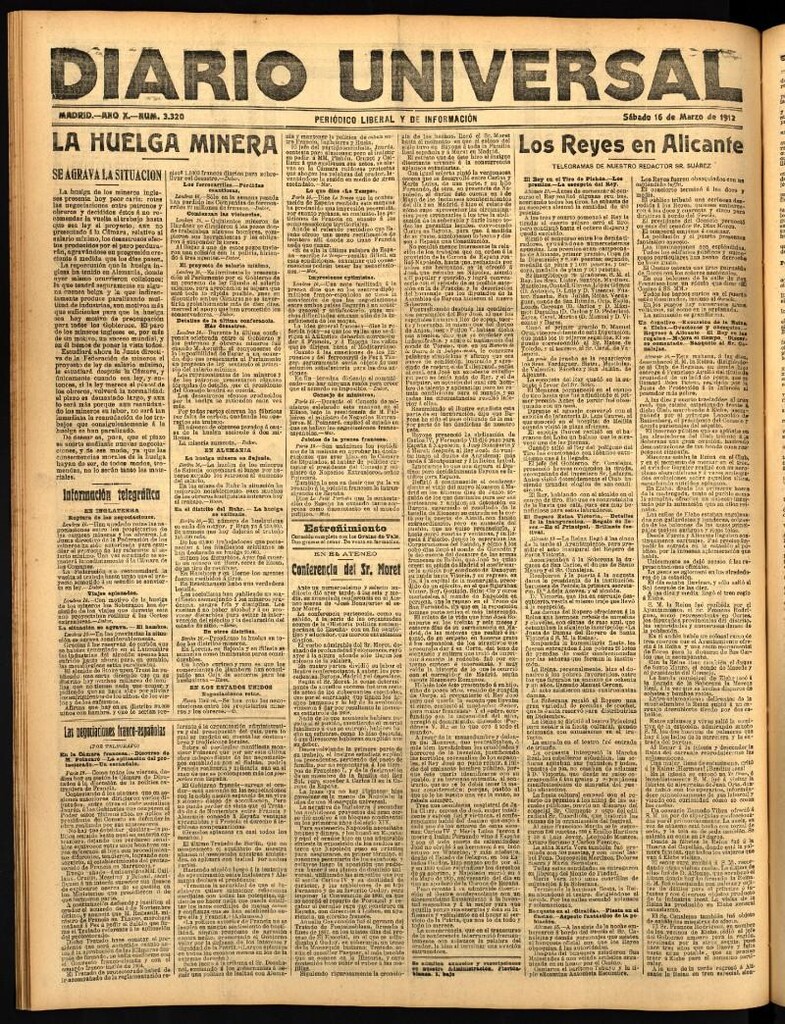 Miniatura de Diario Universal del 16 de marzo de 1912