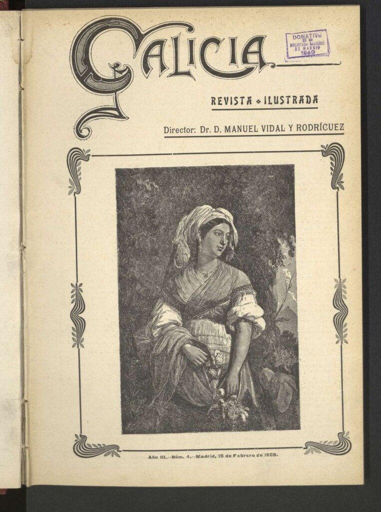 Miniatura de Galicia en Madrid: revista decenal ilustrada del 15 de febrero de 1908
