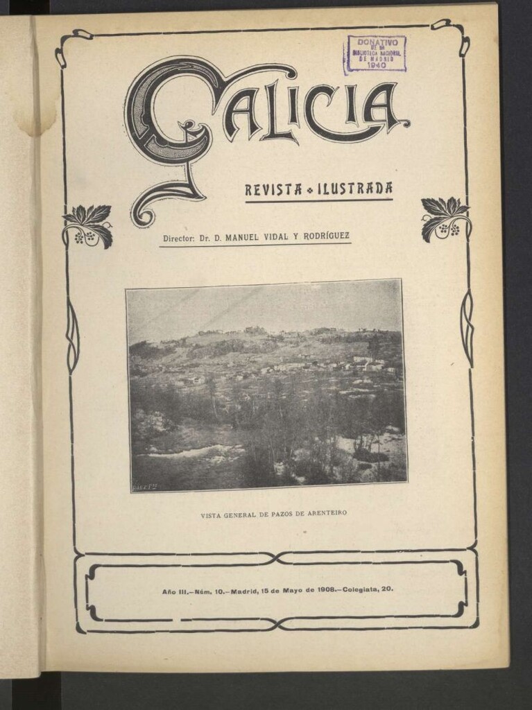 Miniatura de Galicia en Madrid: revista decenal ilustrada del 15 de mayo de 1908