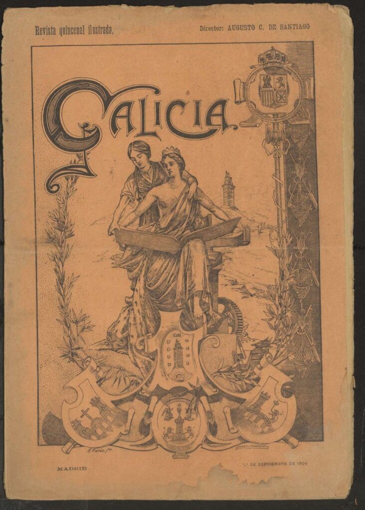 Miniatura de Galicia en Madrid: revista decenal ilustrada del 1 de septiembre de 1906