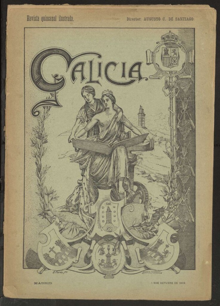 Miniatura de Galicia en Madrid: revista decenal ilustrada del 1 de octubre de 1906