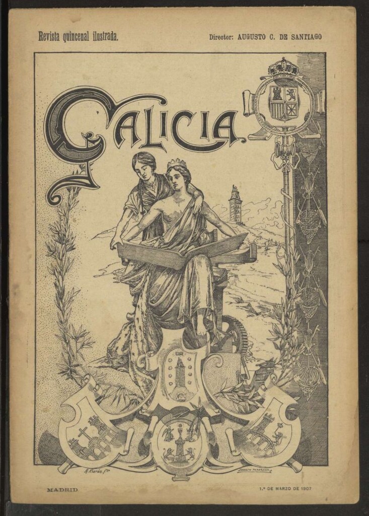 Miniatura de Galicia en Madrid: revista decenal ilustrada del 1 de marzo de 1907