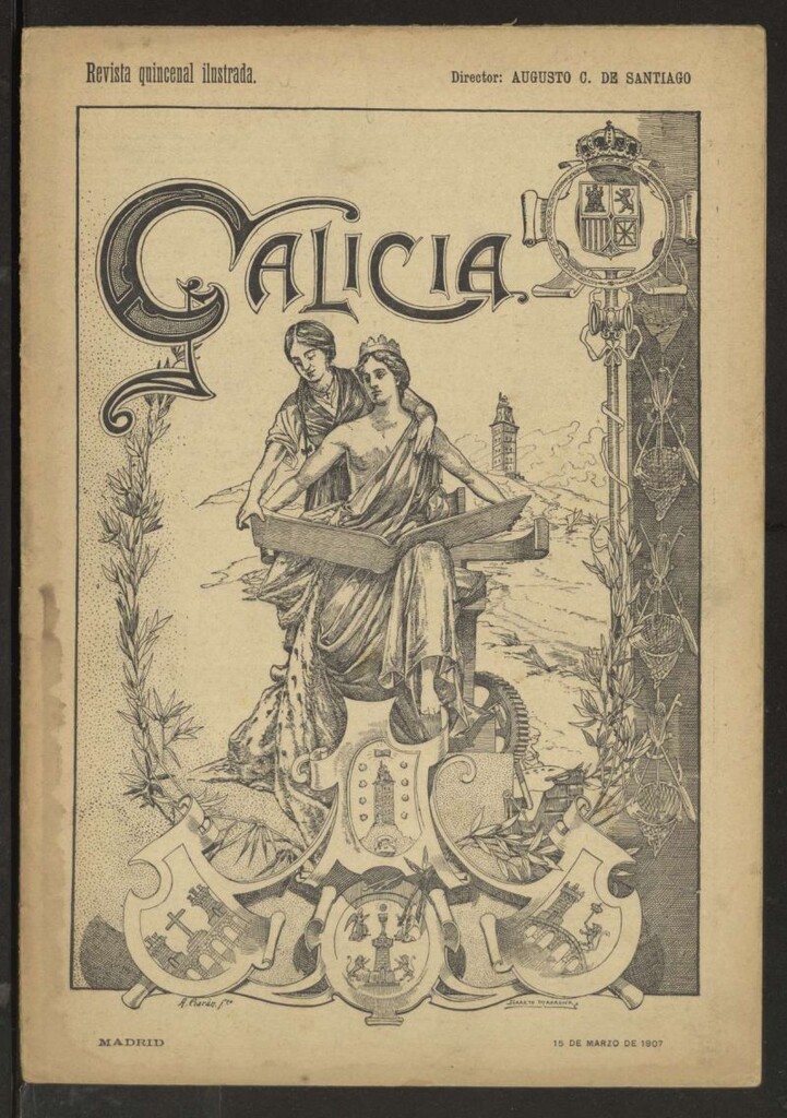 Miniatura de Galicia en Madrid: revista decenal ilustrada del 15 de marzo de 1907