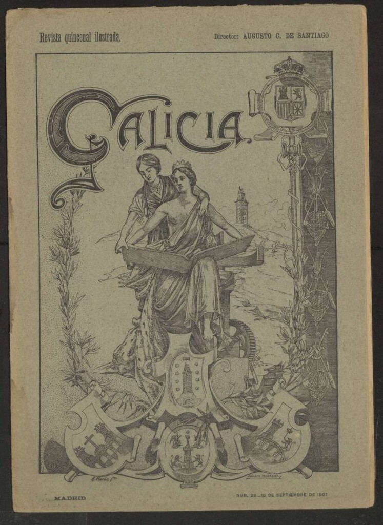 Miniatura de Galicia : revista quincenal ilustrada del 15 de septiembre de 1907