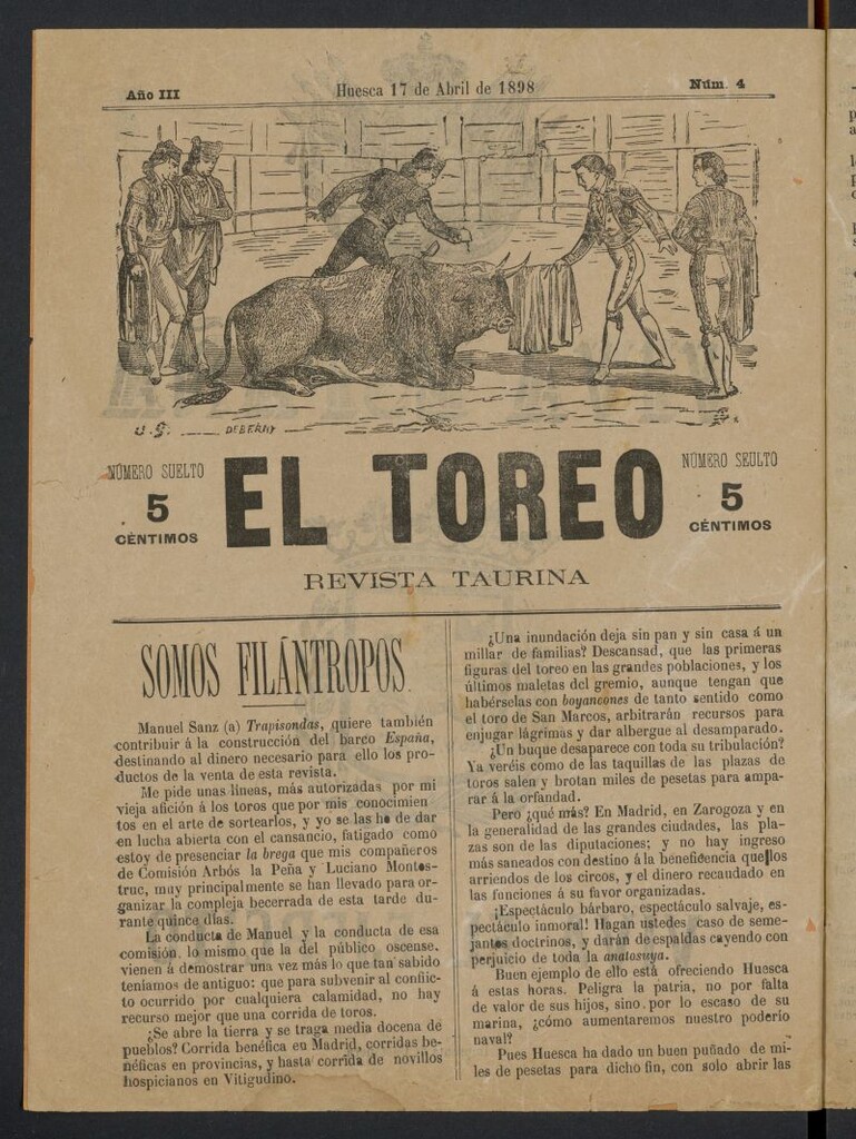 Miniatura de El Toreo: revista taurina