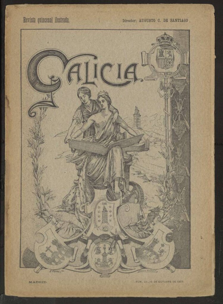 Miniatura de Galicia : revista quincenal ilustrada del 15 de octubre de 1907