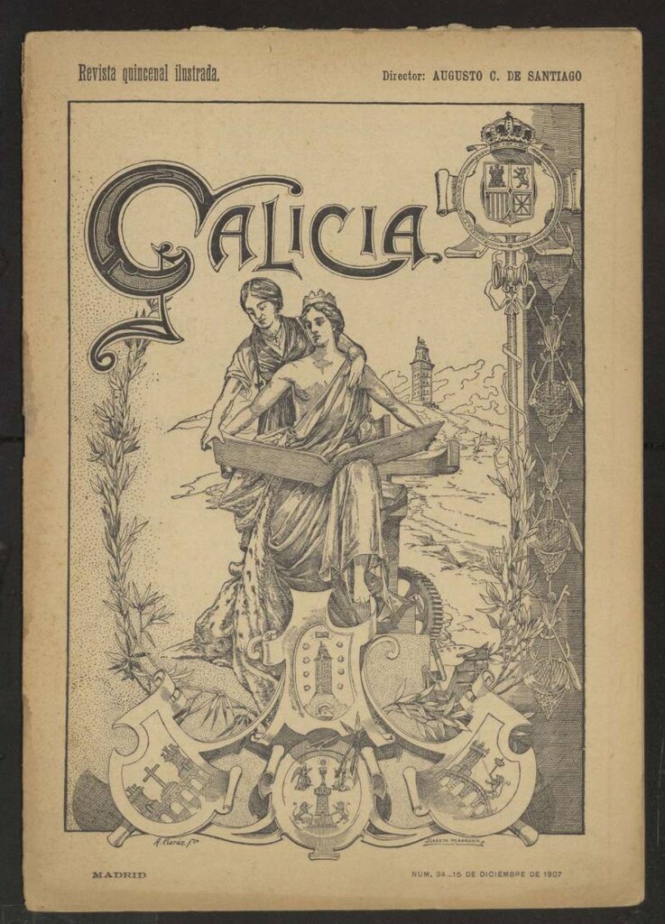 Miniatura de Galicia : revista quincenal ilustrada del 15 de diciembre de 1907