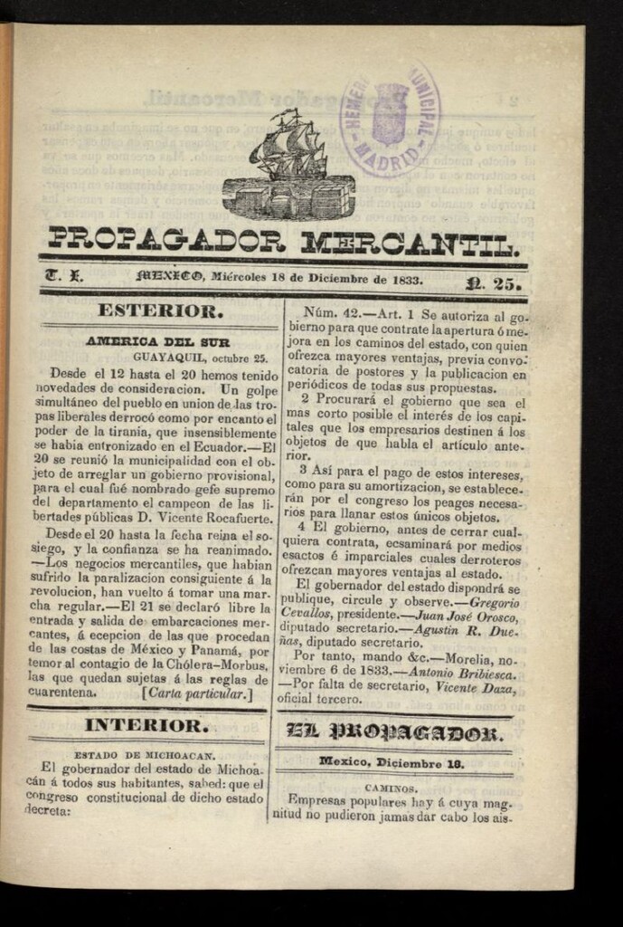 Miniatura de Propagador Mercantil