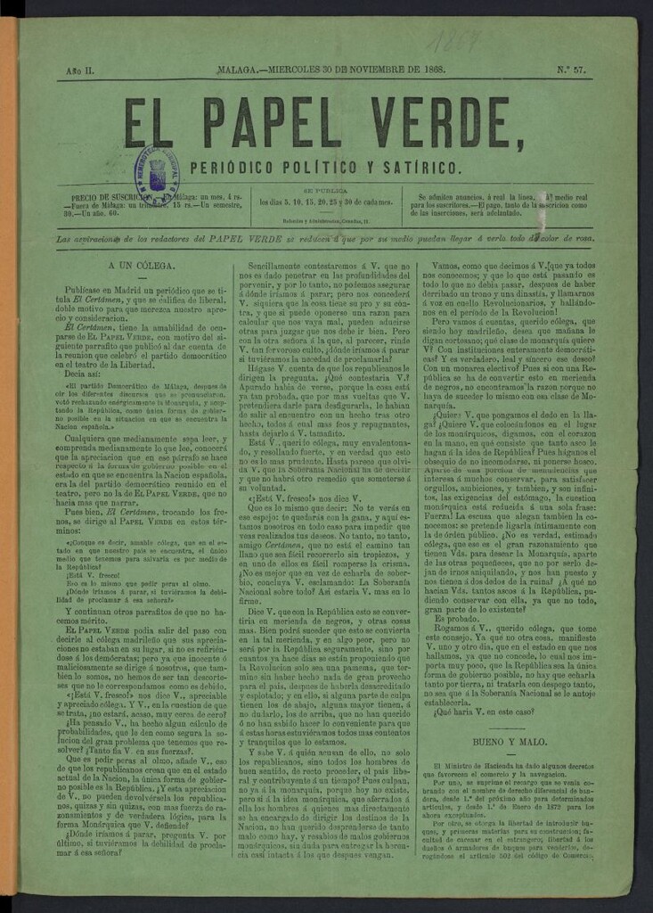 Miniatura de El Papel Verde