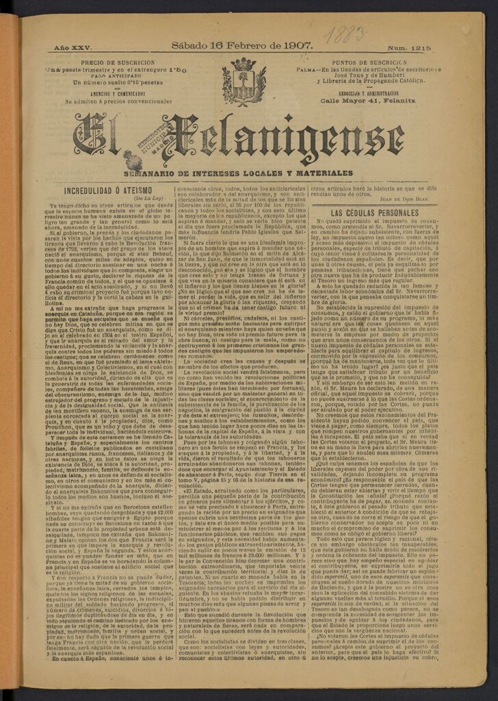Miniatura de El Felanigense