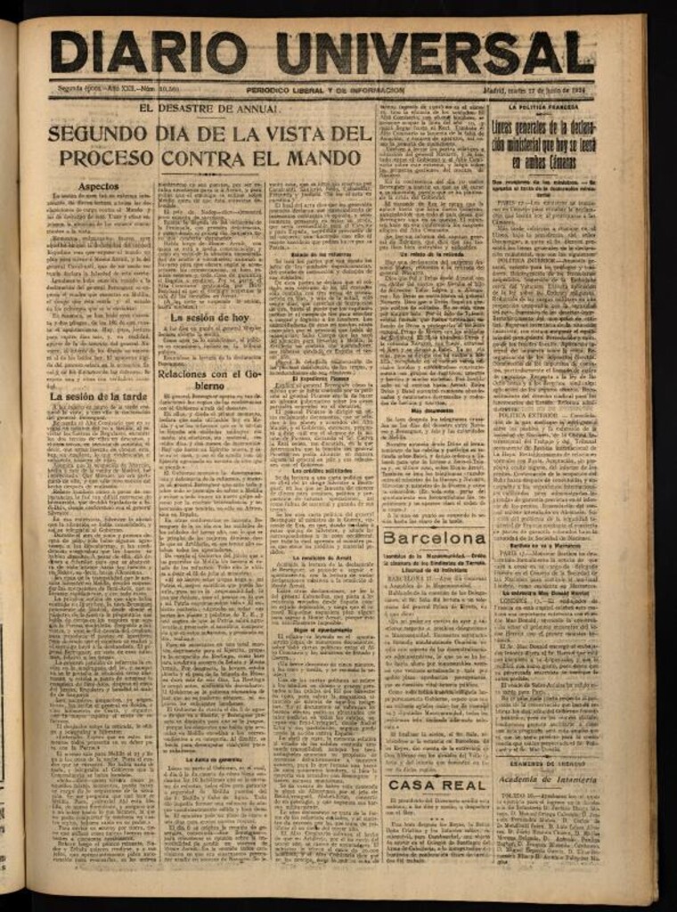 Miniatura de Diario Universal del 17 de junio de 1924