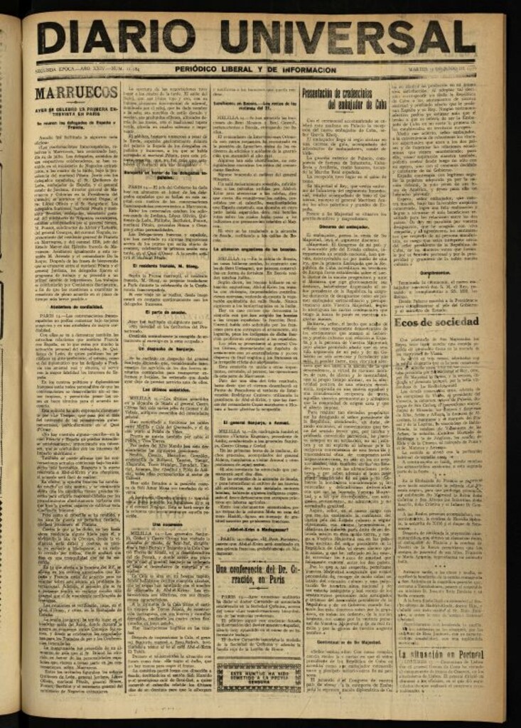 Miniatura de Diario Universal del 15 de junio de 1926
