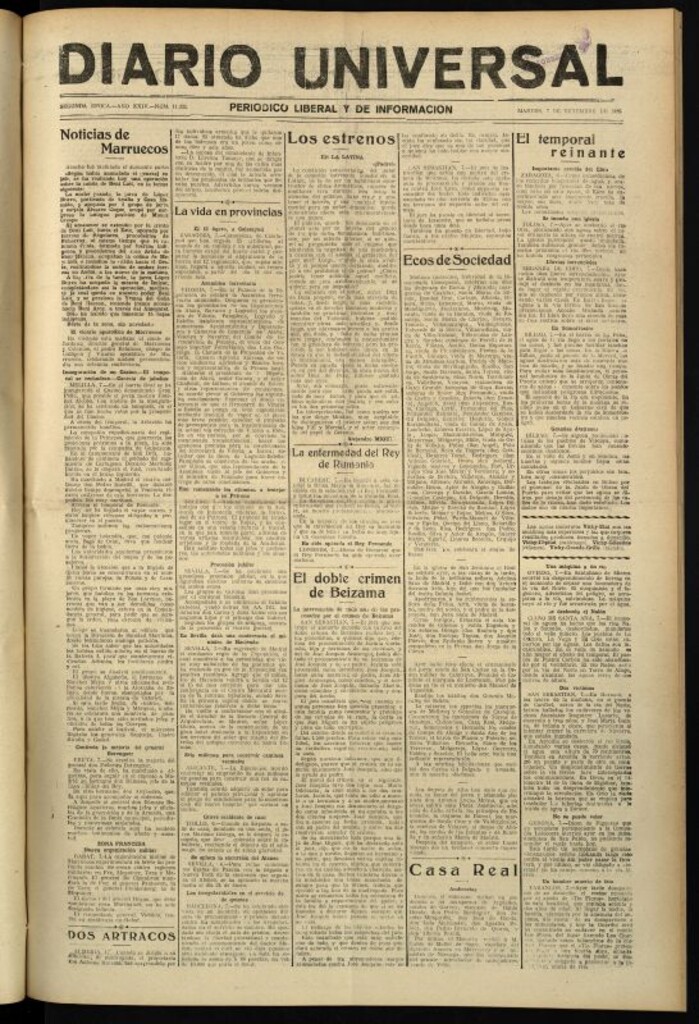 Miniatura de Diario Universal del 7 de diciembre de 1926