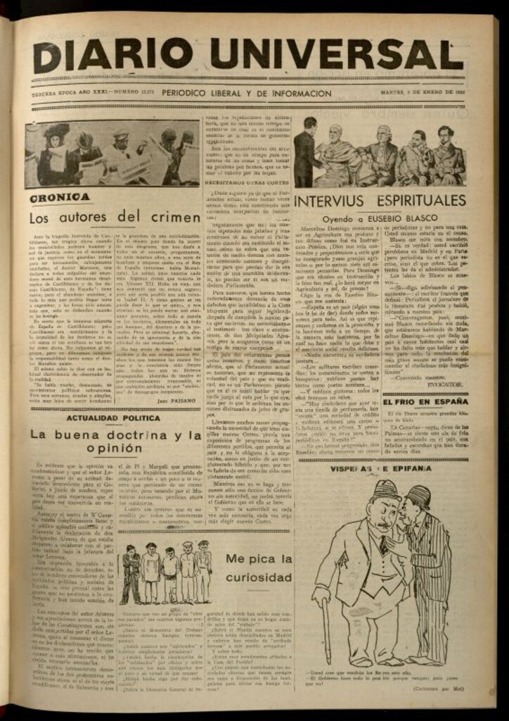 Miniatura de Diario Universal del 5 de enero de 1932