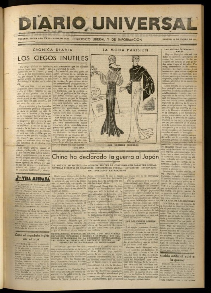 Miniatura de Diario Universal del 30 de enero de 1932