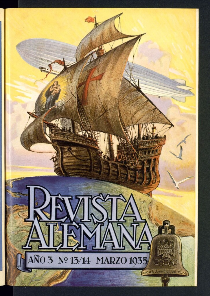 Miniatura de Revista alemana de marzo de 1935. Nº 13/14