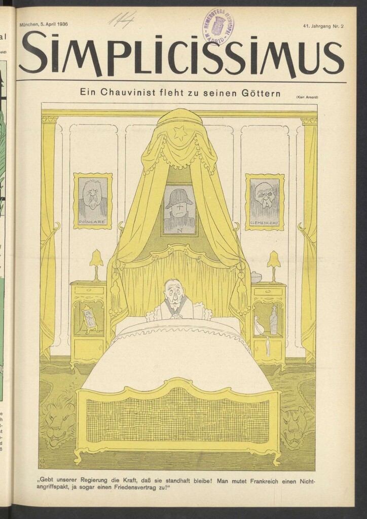 Miniatura de Simplicissimus. 5, April 1936
