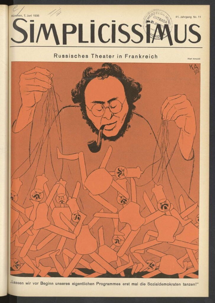 Miniatura de Simplicissimus. 7, Juni 1936