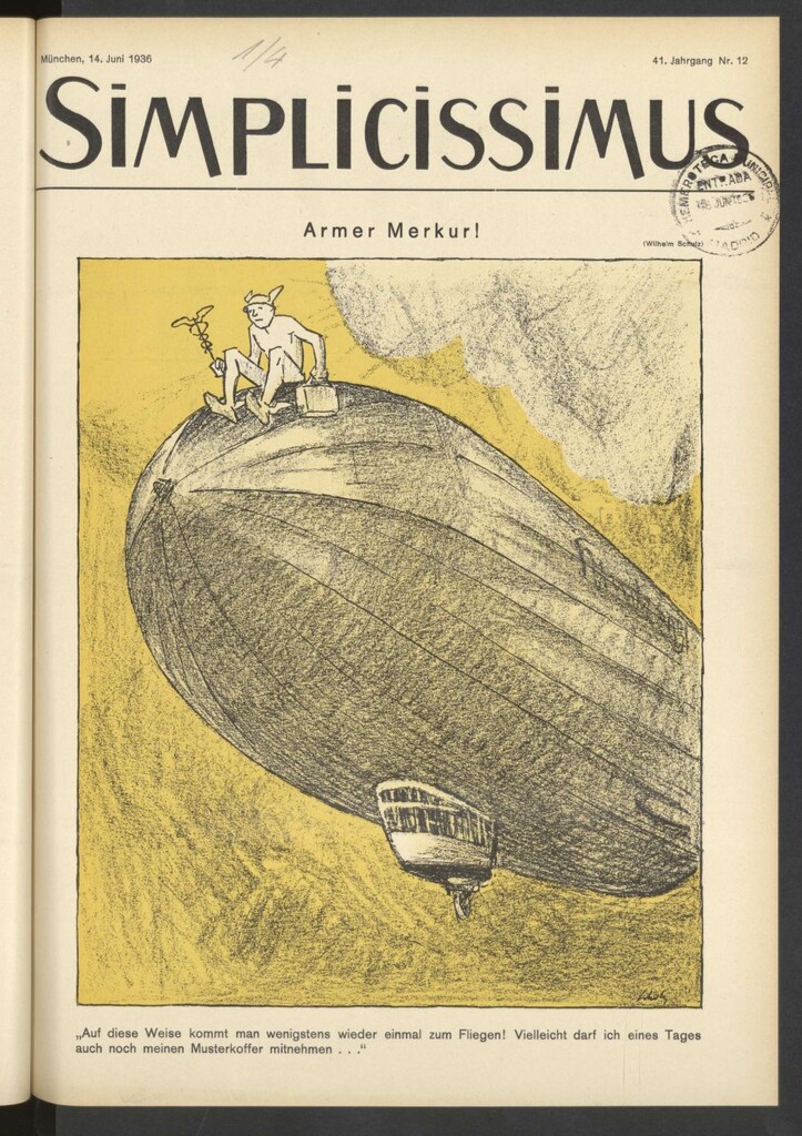 Miniatura de Simplicissimus. 14, Juni 1936