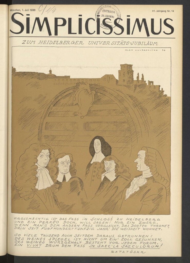Miniatura de Simplicissimus. 1, Juli 1936