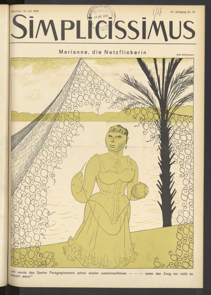 Miniatura de Simplicissimus. 12, Juli 1936