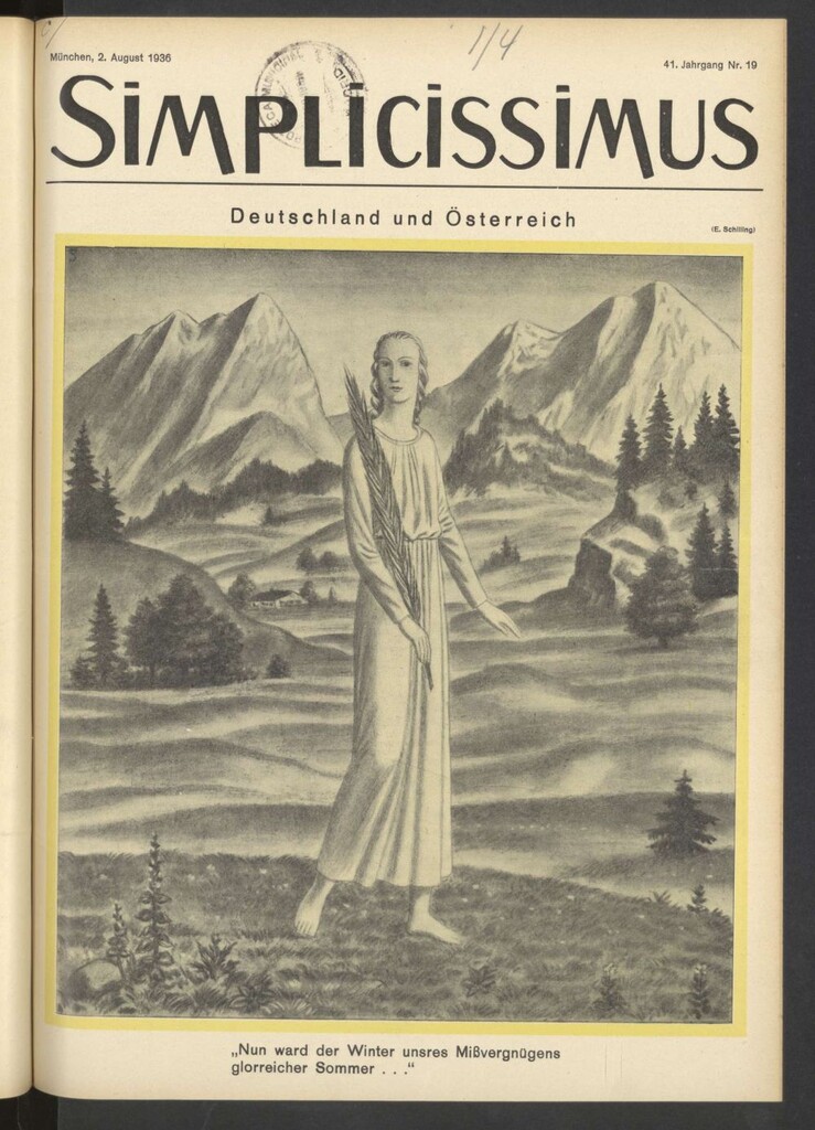 Miniatura de Simplicissimus. 2, August 1936