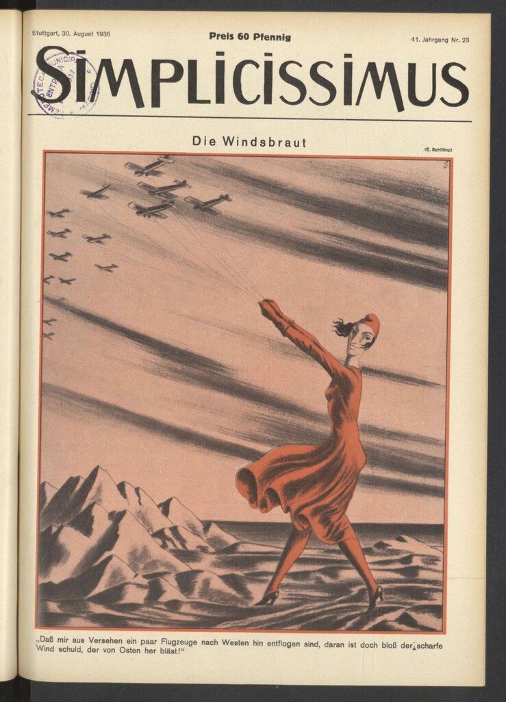 Miniatura de Simplicissimus. 30, August 1936