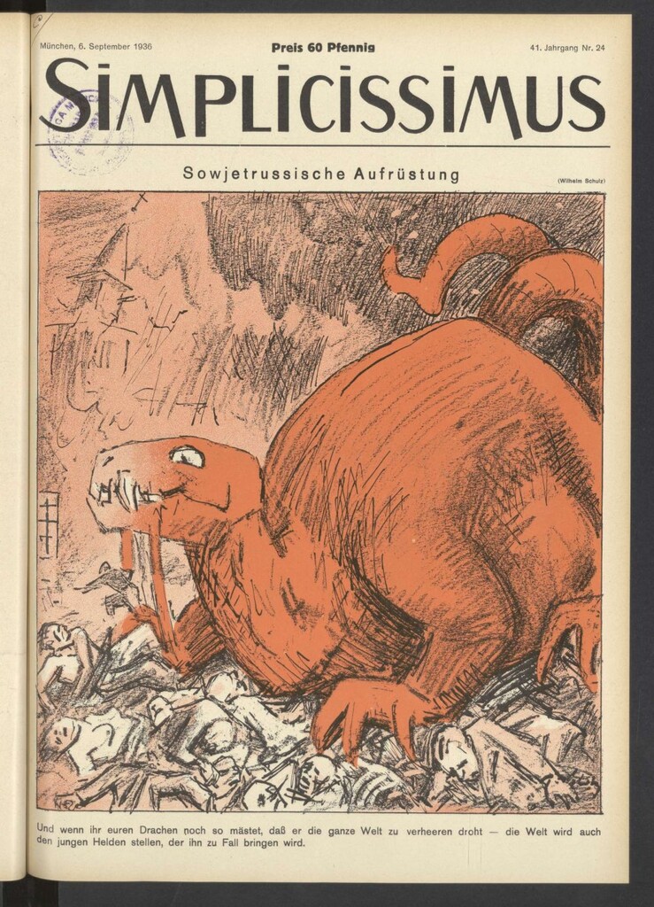 Miniatura de Simplicissimus. 6, September 1936