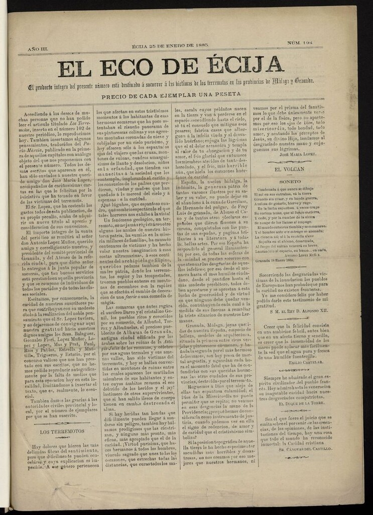 Miniatura de El Eco de Écija
