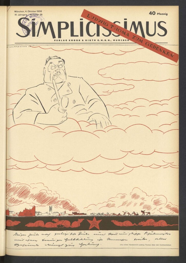 Miniatura de Simplicissimus. 4, Oktober 1936