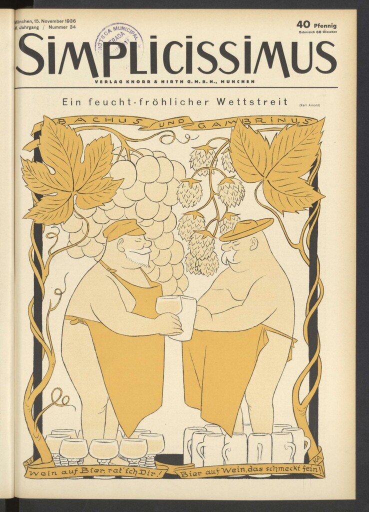 Miniatura de Simplicissimus. 15, November 1936