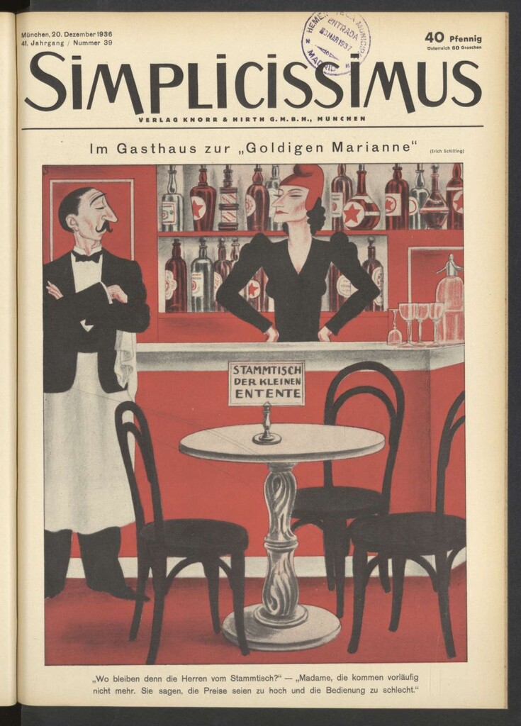 Miniatura de Simplicissimus. 20, Dezember 1936