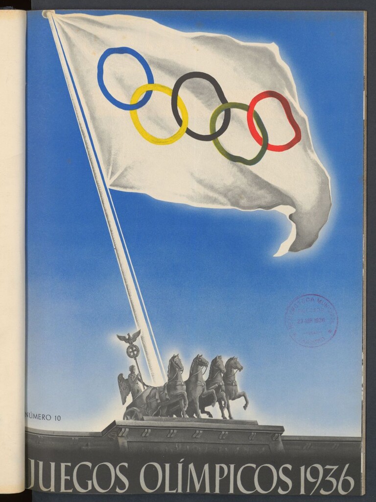 Miniatura de Juegos olímpicos 1936 : órgano oficial de los XII Juegos Olímpicos de Berlín 1936 y de los IV Juegos Olímpicos de Invierno en Garmisch-Partenkirchen. Nº 10
