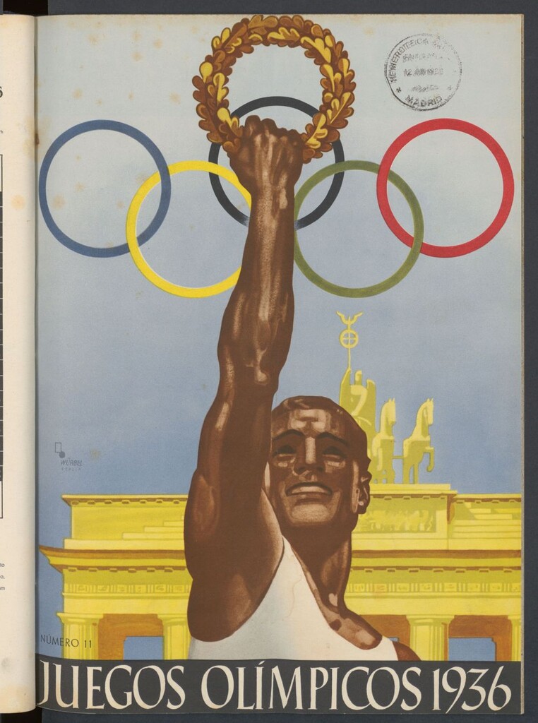 Miniatura de Juegos olímpicos 1936 : órgano oficial de los XII Juegos Olímpicos de Berlín 1936 y de los IV Juegos Olímpicos de Invierno en Garmisch-Partenkirchen. Nº 11