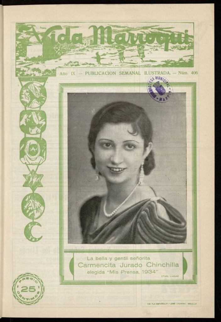Miniatura de Vida Marroquí: revista semanal ilustrada del 25 de Febrero de 1934