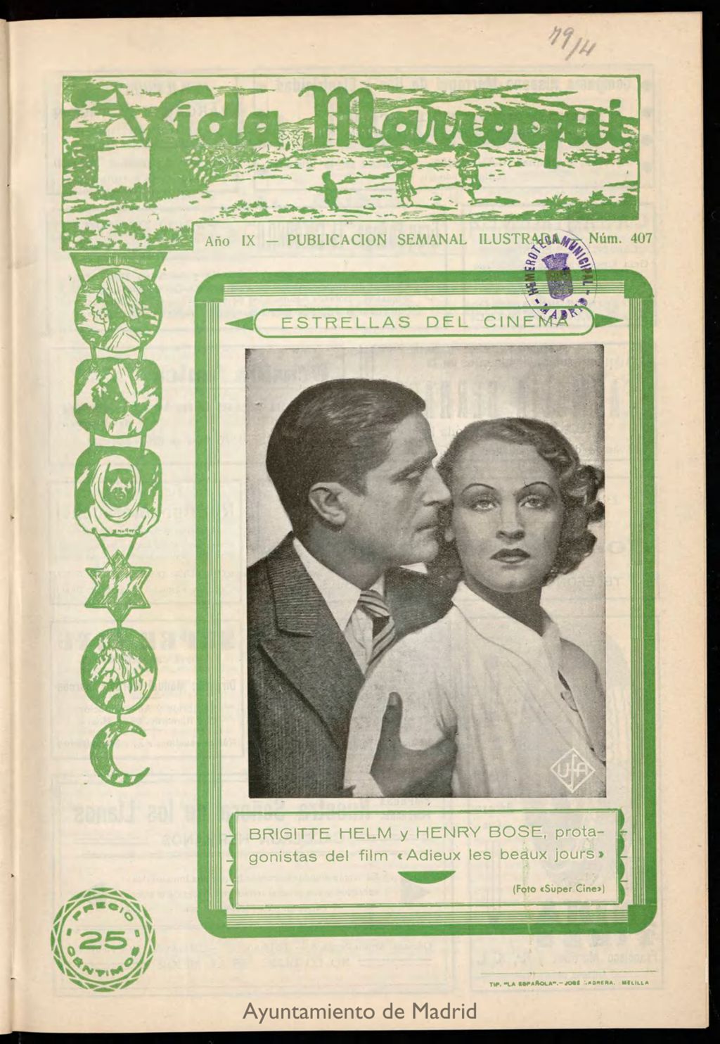 Miniatura de Vida Marroquí: revista semanal ilustrada del 7 de marzo de 1934