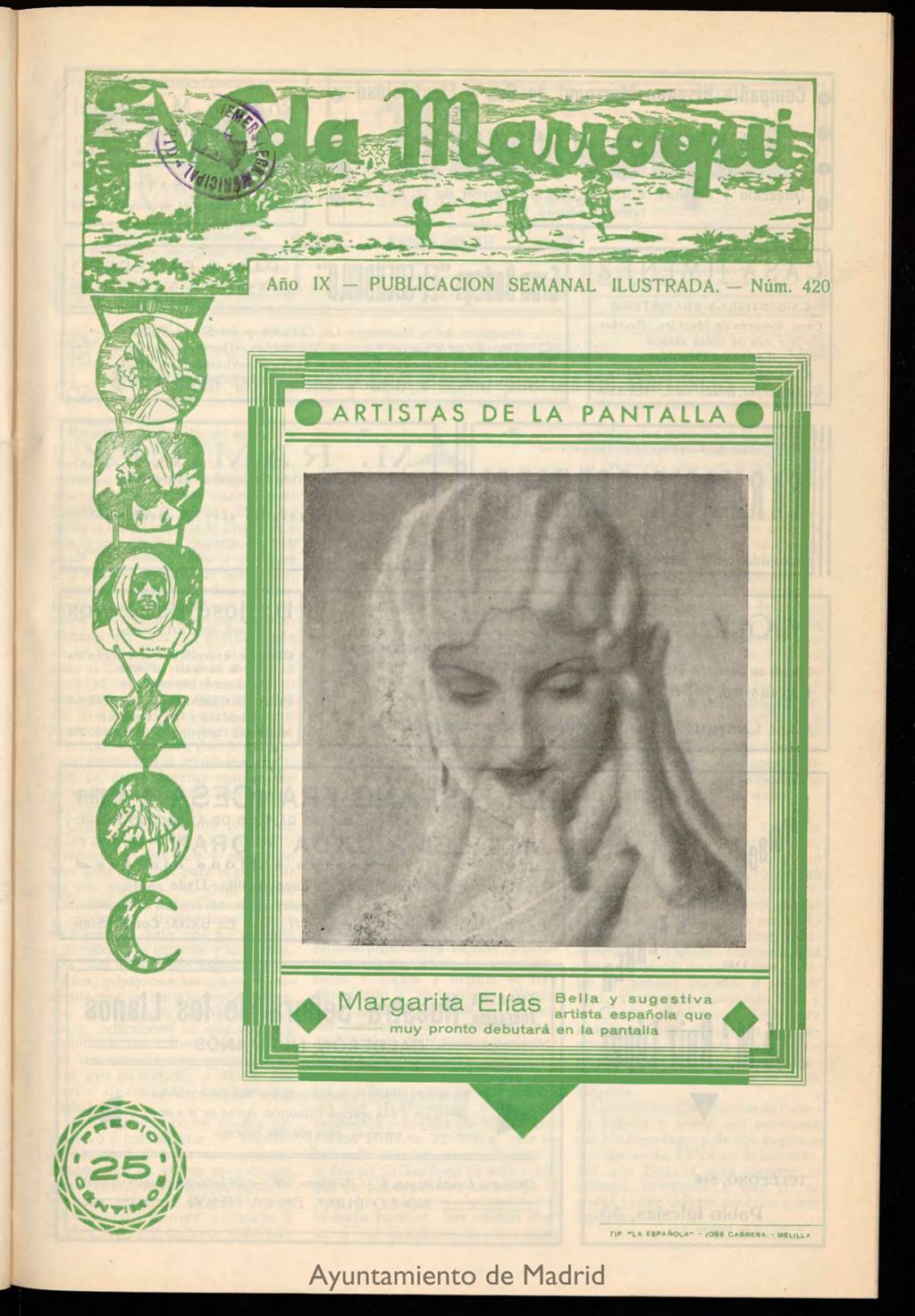 Miniatura de Vida Marroquí: revista semanal ilustrada del 8 de Julio de 1934