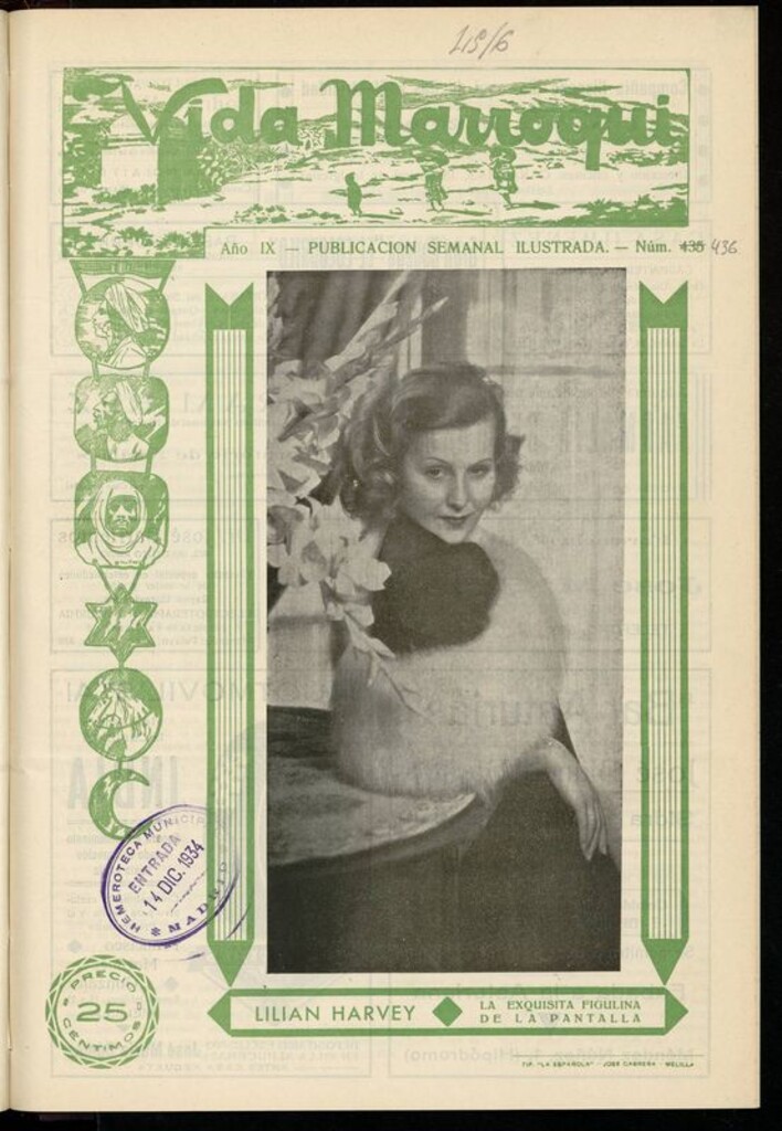 Miniatura de Vida Marroquí: revista semanal ilustrada del 9 de Diciembre de 1934