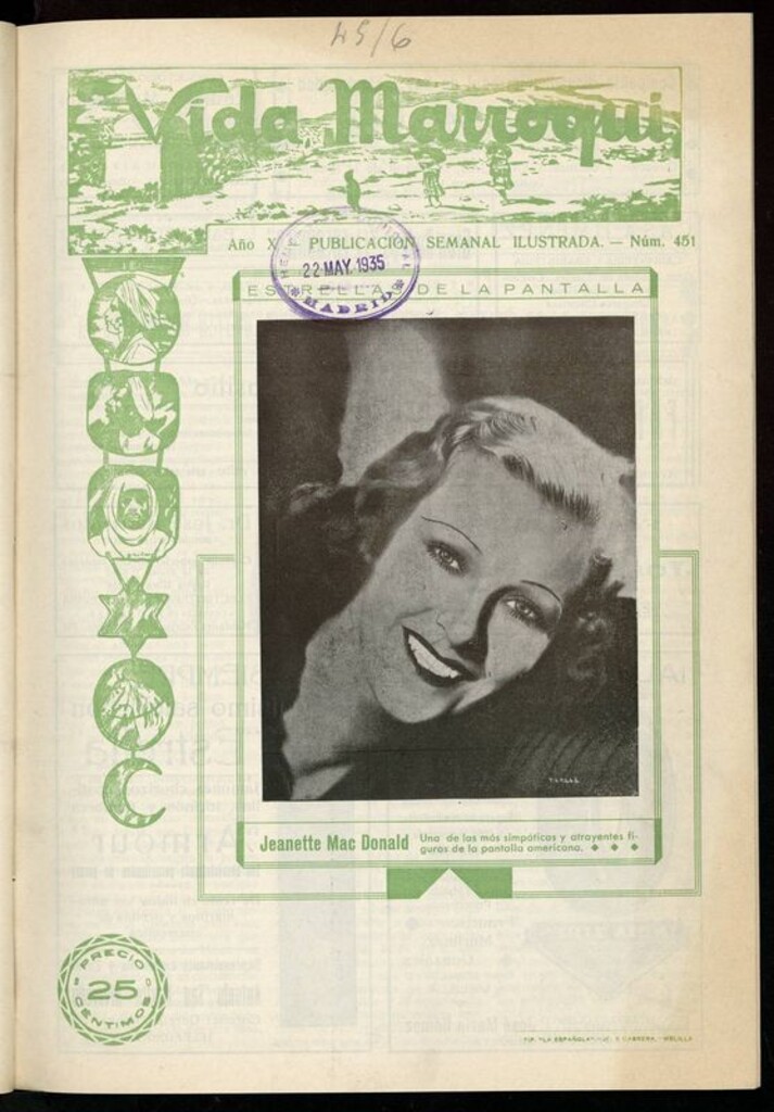 Miniatura de Vida Marroquí: revista semanal ilustrada del 16 de Mayo de 1935