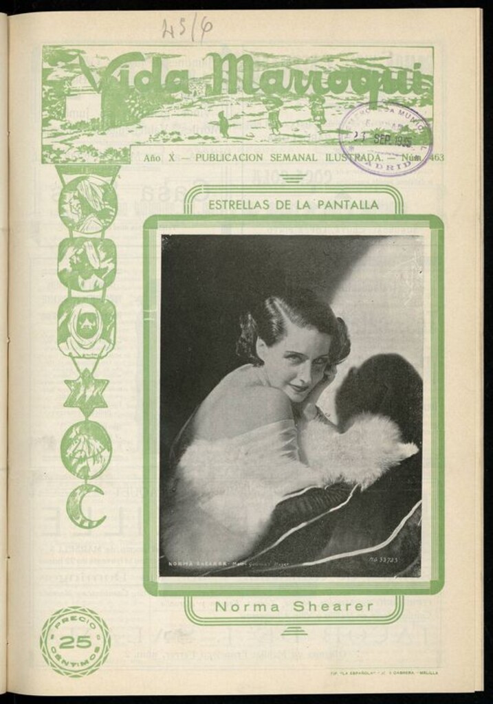 Miniatura de Vida Marroquí: revista semanal ilustrada del 15 de Septiembre de 1935