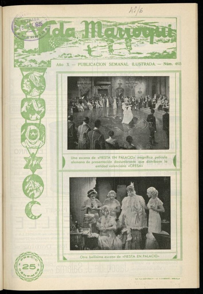 Miniatura de Vida Marroquí: revista semanal ilustrada del 6 de Octubre de 1935