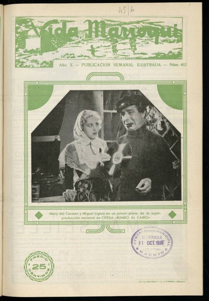 Miniatura de Vida Marroquí: revista semanal ilustrada del 27 de Octubre de 1935