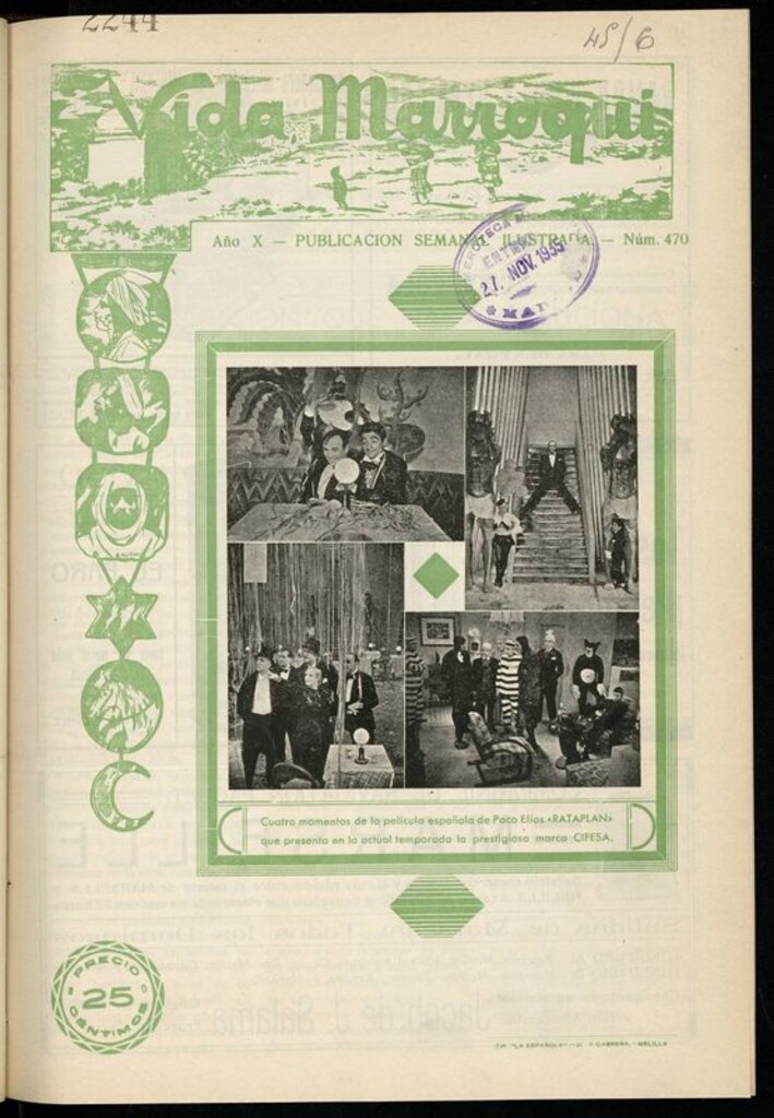 Miniatura de Vida Marroquí: revista semanal ilustrada del 24 de Noviembre de 1935