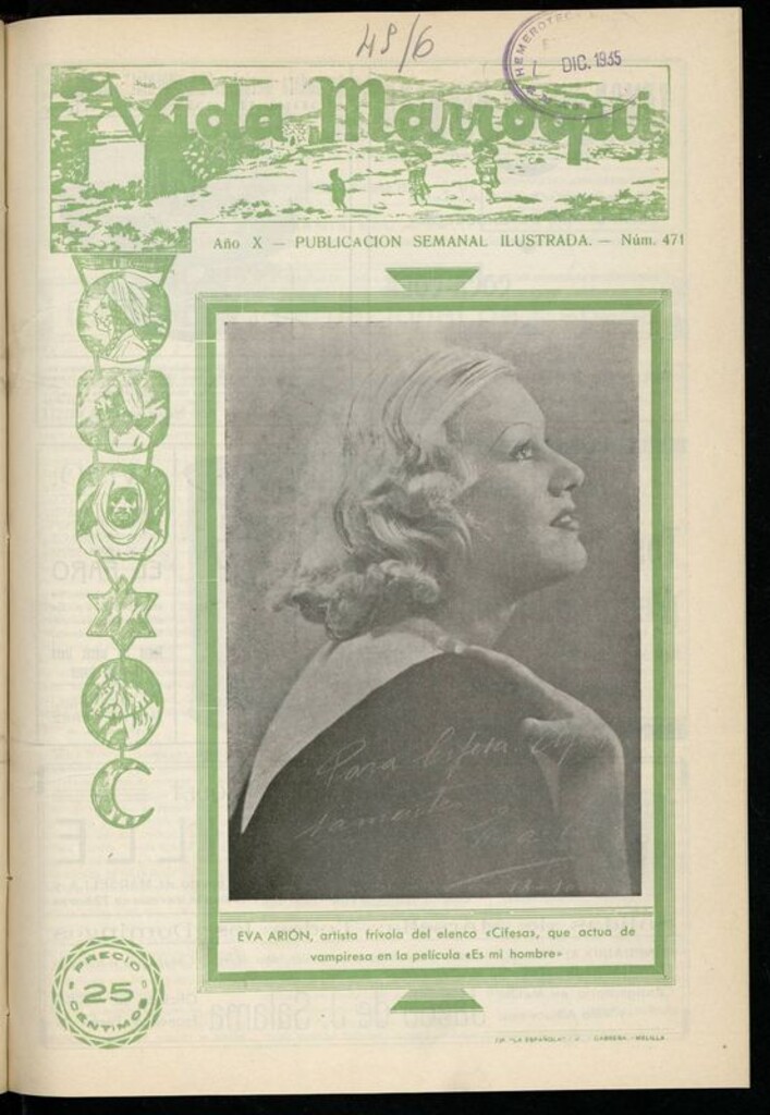 Miniatura de Vida Marroquí: revista semanal ilustrada del 1 de Diciembre de 1935