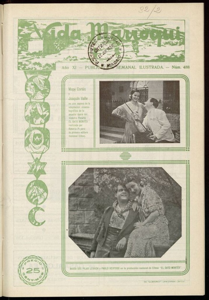 Miniatura de Vida Marroquí: revista semanal ilustrada del 21 de Junio de 1936