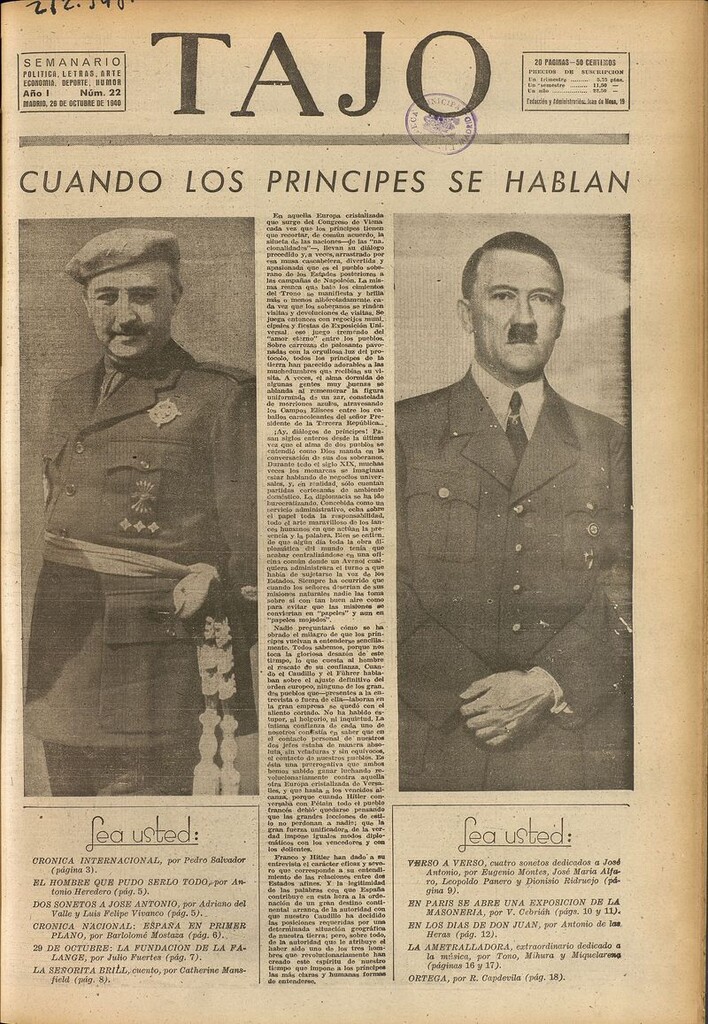 Miniatura de Tajo, 26 de octubre de 1940